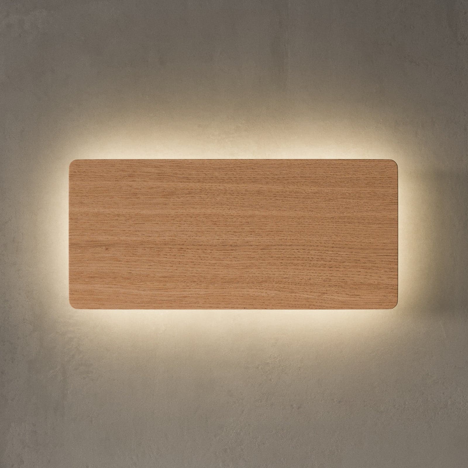 Tavola Wandleuchte 35 x 16 cm Eichenholz - TK Lighting - Wohnzimmer - Eckig